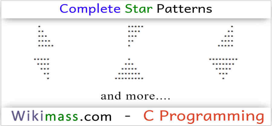 C Star Patterns Program   C Star Patterns Program 