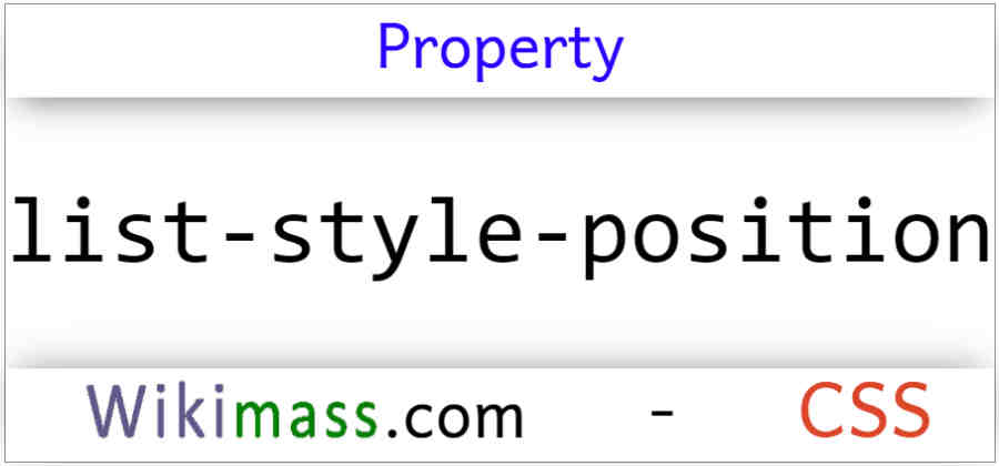 list-style-position in html css