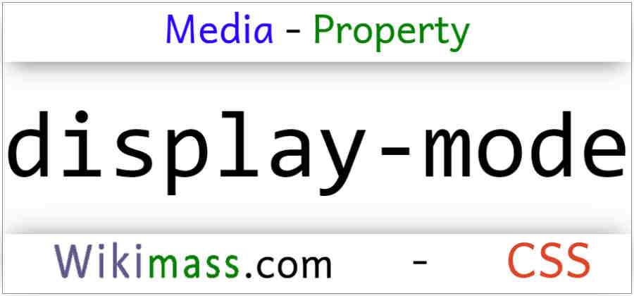 css-media-display-mode-property