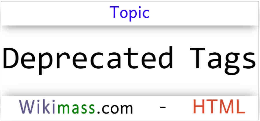 deprecated html tag