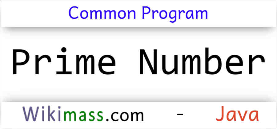 What Is Prime Number In Java With Example