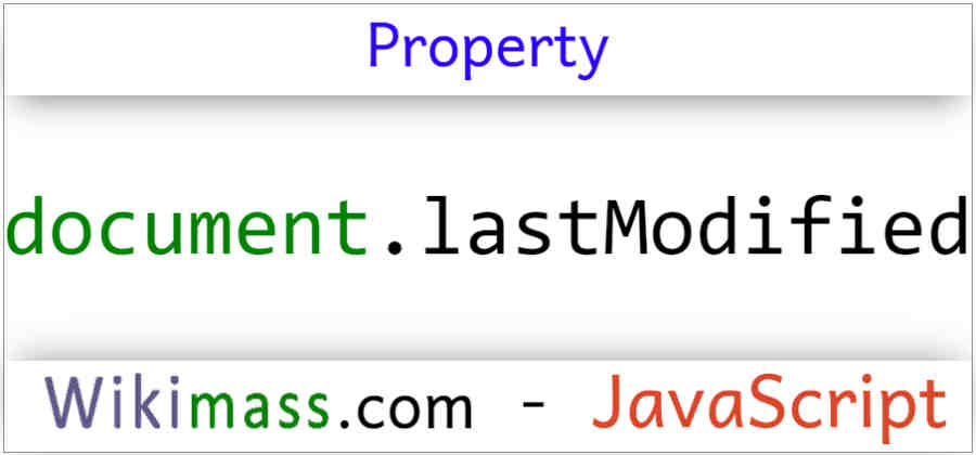 javascript-document-lastmodified-property