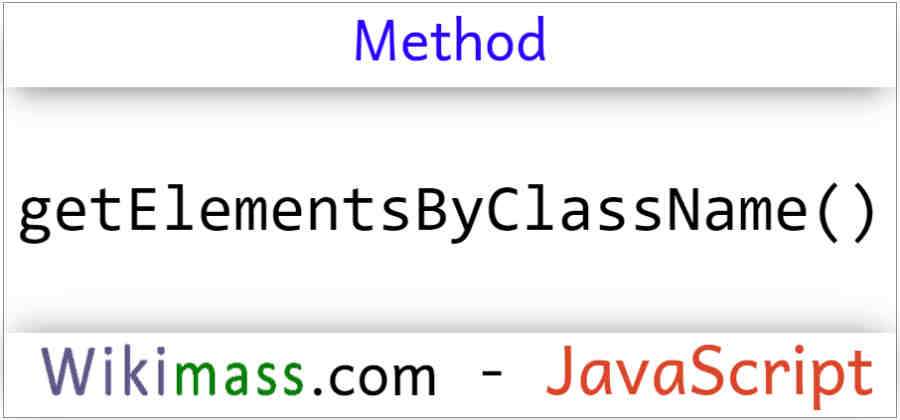 javascript-getelementsbyclassname-method