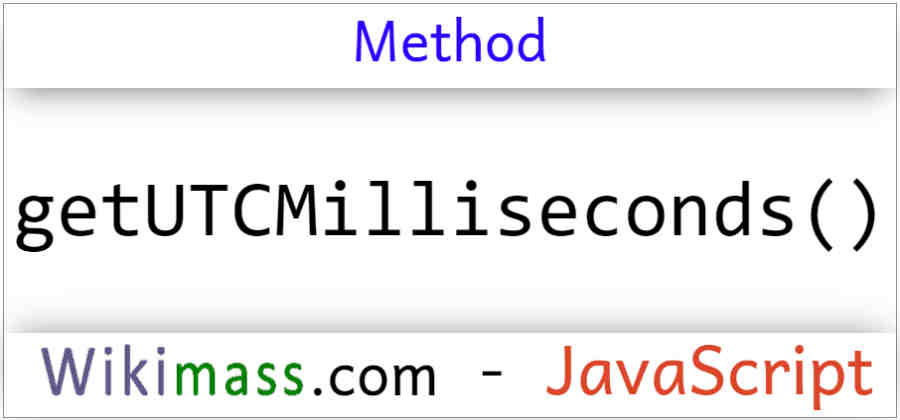 javascript-getutcmilliseconds-method