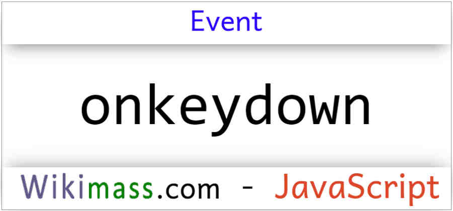 javascript-onkeydown-event