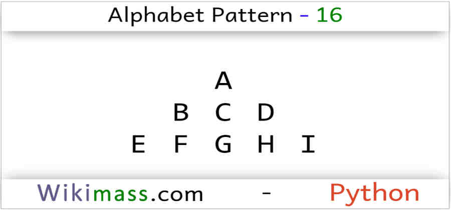 python-alphabet-pattern-33