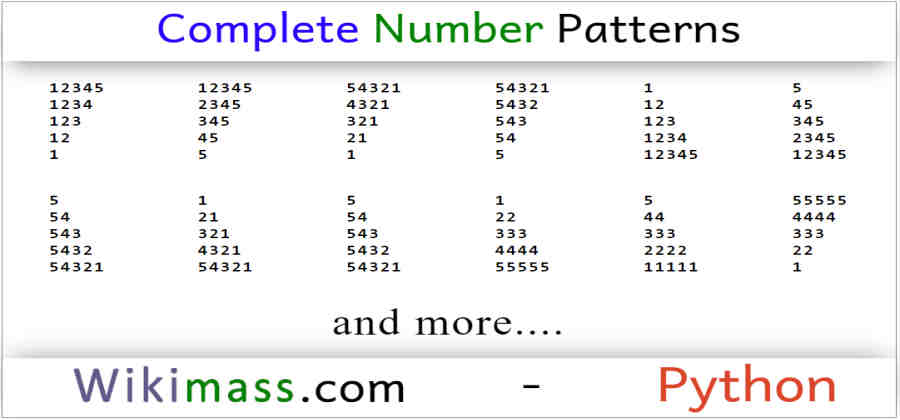 python-number-patterns-program