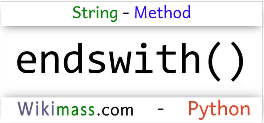 python-string-endswith-method